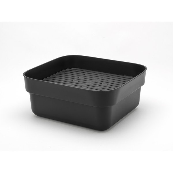 Tmavosivá plastová misa na riad s odkvapkávačom SinkSide – Brabantia-image-2