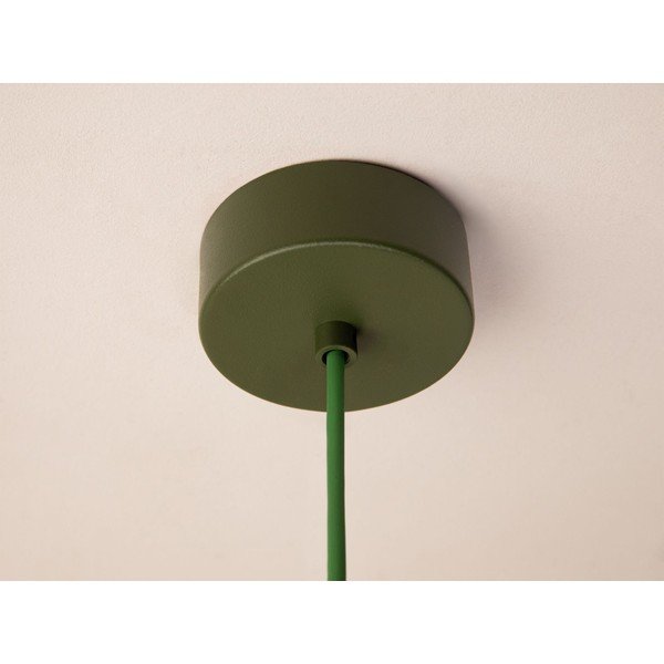 Zelené kovové závesné svietidlo ø 30 cm Ori – Micadoni -image-4