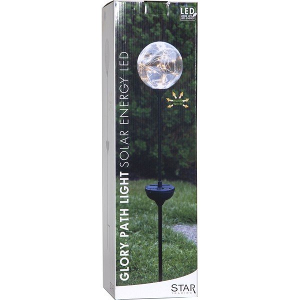 Vonkajšie solárne LED svietidlo Star Trading Glory, ø 12 cm-image-3
