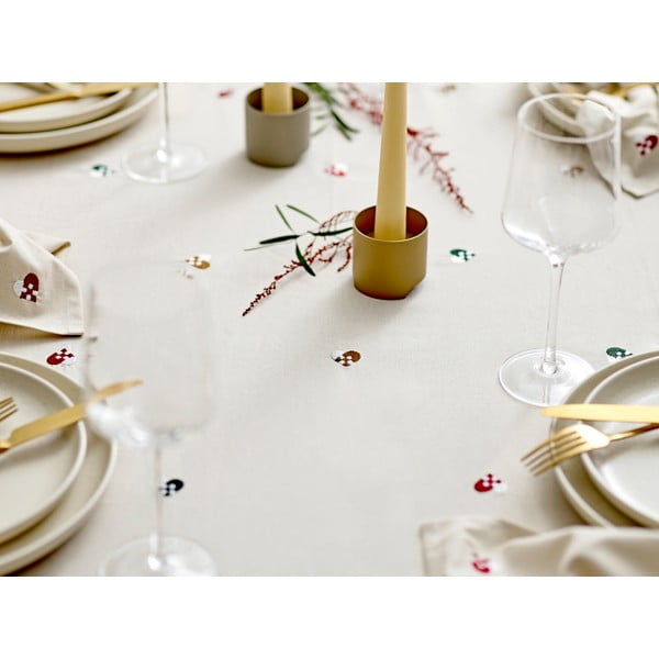 Bavlnený obrus 140x220 cm Hearts Embloidery – Södahl-image-3