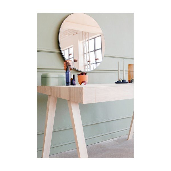 Zrkadlo v bronzovej farbe EMKO Dew, ø 70 cm-image-3