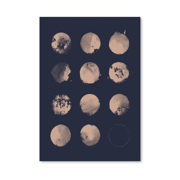 Plagát 12 Moons od Florenta Bodart, 30x42 cm