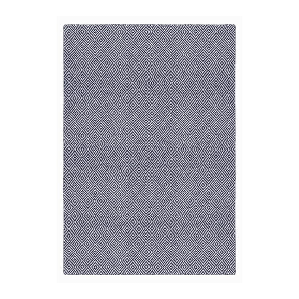 Modrý obojstranný koberec vhodný aj do exteriéru Green Decore Solitaire Navy, 70 × 200 cm