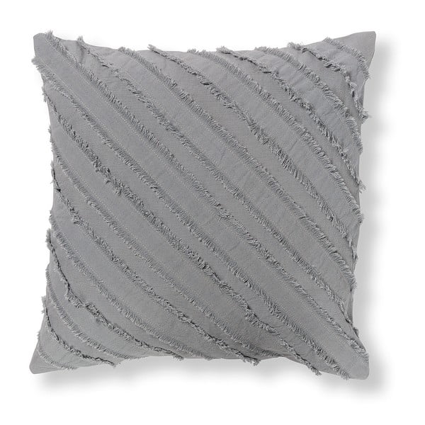 Sivá obliečka na vankúš La Forma Delia, 45 × 45 cm