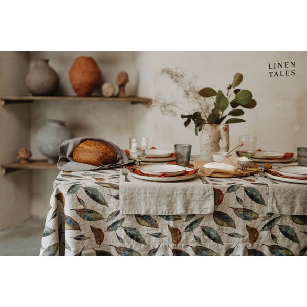 Béžové ľanové prestieranie Linen Tales, 35 x 45 cm-image-1