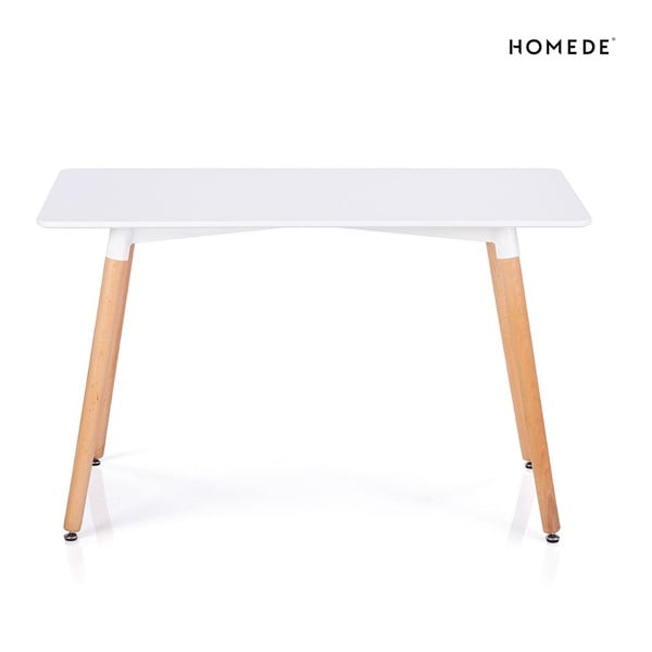 Jedálenský stôl s bielou doskou 80x120 cm Elle – Homede-image-2