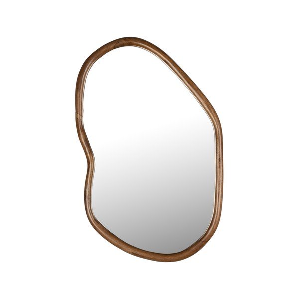 Nástenné zrkadlo s dreveným rámom 73x100 cm Ashley – Dutchbone