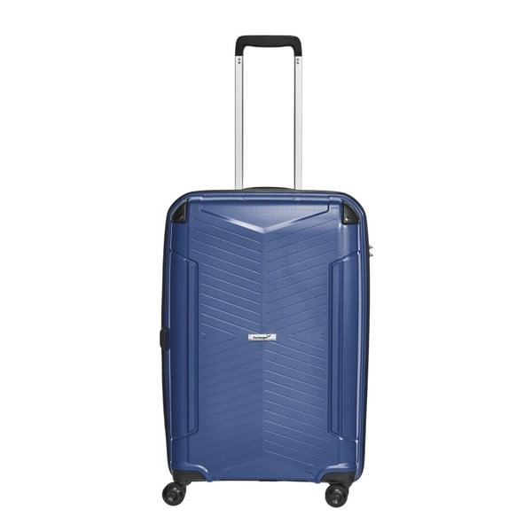 Modrý cestovný kufor Packenger, 71 l