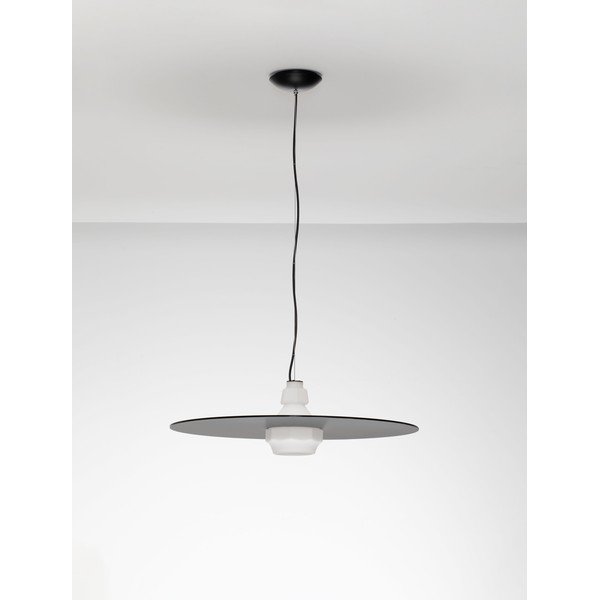 Matne čierne oceľové závesné svietidlo ø 60 cm Lora – Nova Luce-image-4