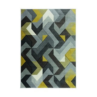 Zeleno-žltý koberec Flair Rugs Aurora, 120 × 170 cm