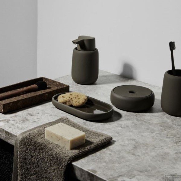 Hnedý dávkovač mydla Blomus Sono, 250 ml-image-4