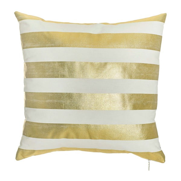 Obliečka na vankúš Mike & Co. NEW YORK Golden Stripes, 45 × 45 cm