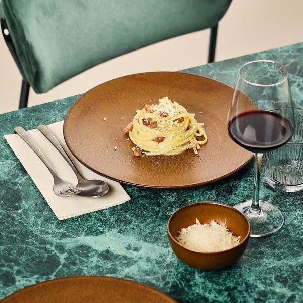 Hnedá porcelánová šálka na cappuccino 200 ml Ovio – BonBistro-image-1