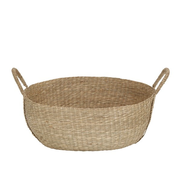 Pletený košík z morskej trávy A Simple Mess, ⌀ 46 cm