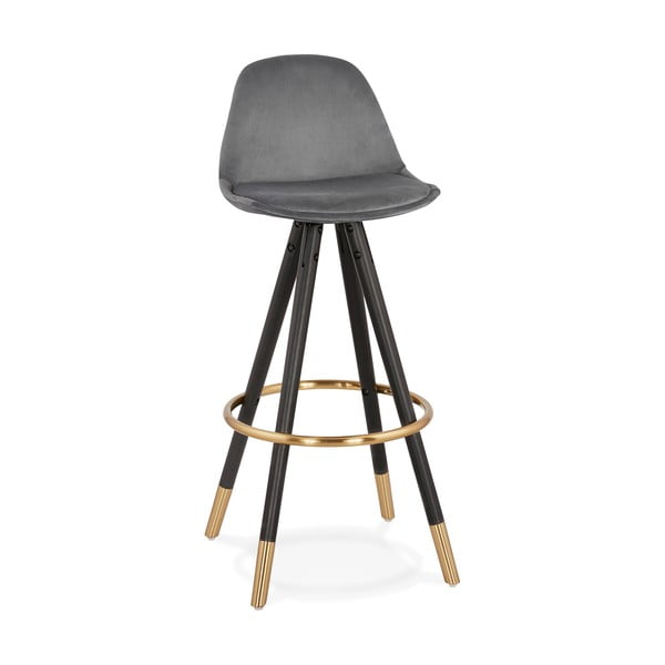 Tmavosivá barová stolička Kokoon Carry, výška sedenia 75 cm