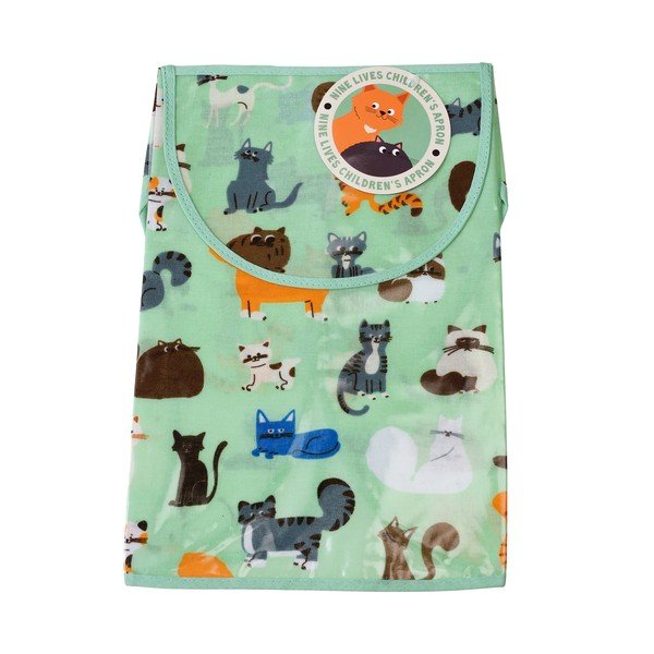 Zelená detská zástera Rex London Nine Lives-image-2