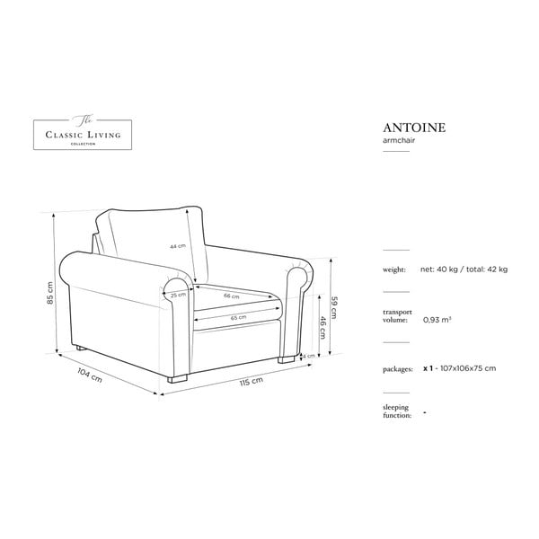 Béžové kreslo Windsor & Co Sofas Hermes-image-2