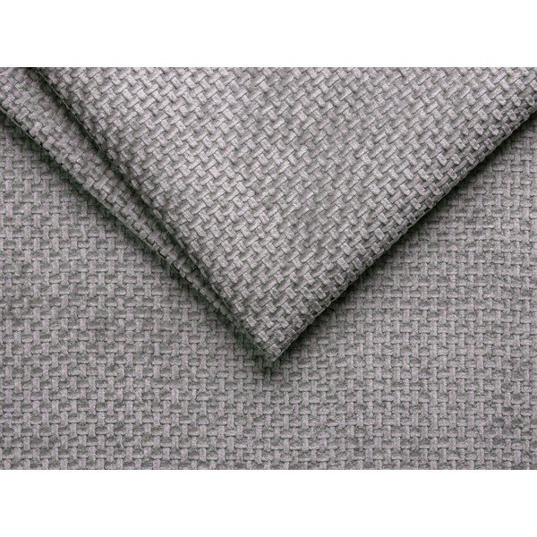 Sivá čalúnená jednolôžková posteľ bez čela 90x200 cm Whale – Micadoni -image-3