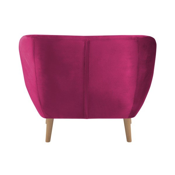 Ružové kreslo Mazzini Sofas Amelie-image-3