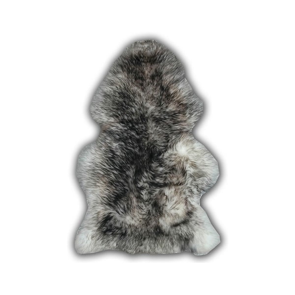 Sivá ovčia kožušina Pipsa Mouton, 110 × 80 cm
