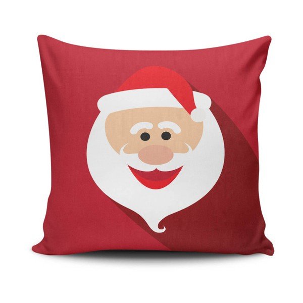 Vankúš Happy Santa Face, 45x45 cm