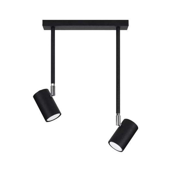 Čierne stropné svietidlo 30x10 cm Jones - Nice Lamps