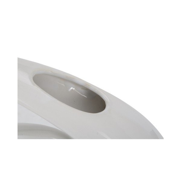 Bielostrieborná keramická váza Mauro Ferretti Bling-image-1