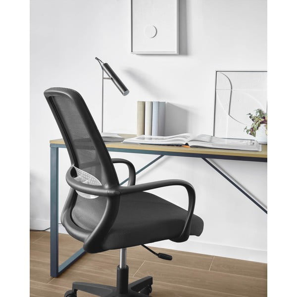Čierna kancelárska stolička Melva – Kave Home-image-2