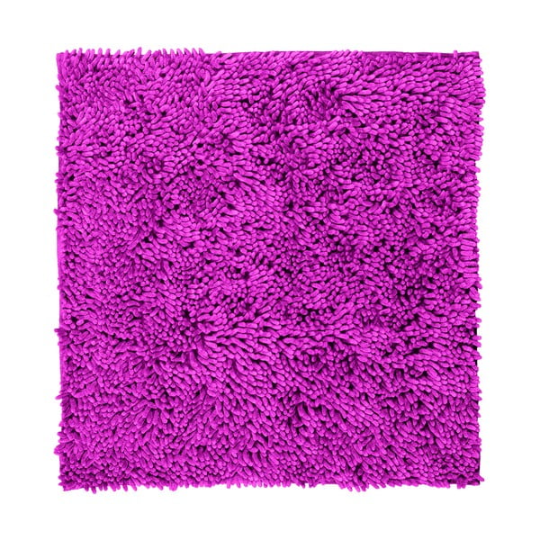 Ružový koberec ZicZac Shaggy, 60 x 60 cm