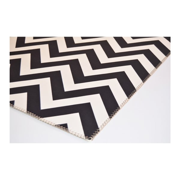 Čierno-biely koberec Vitaus Ryan, 50 × 80 cm-image-2