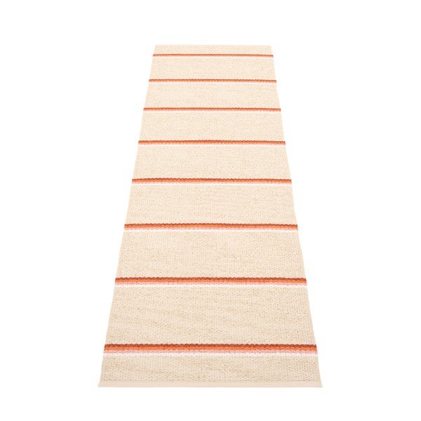 Vnútorný a vonkajší behúň v tehlovej farbe/krémový 70x240 cm Olle Brick Cream – Pappelina