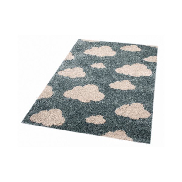 Detský modrý koberec Zala Living Cloud, 120 × 170 cm-image-2