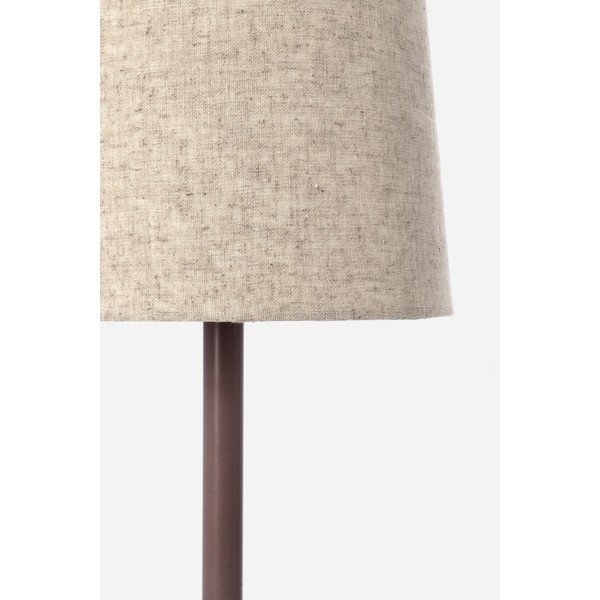 Béžová kovová stolová lampa s textilným tienidlom (výška  60 cm) Assam – Bizzotto-image-2