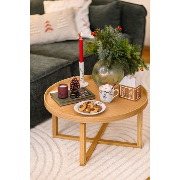 Zelená sklenená váza Hübsch Sole, výška 20 cm-image-3