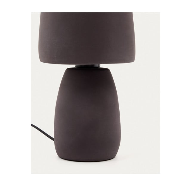 Tmavohnedá stolová lampa (výška 30 cm) Tandy – Kave Home-image-2