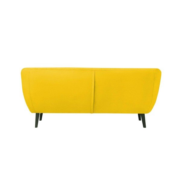 Žltá zamatová pohovka Mazzini Sofas Toscane, 188 cm-image-4