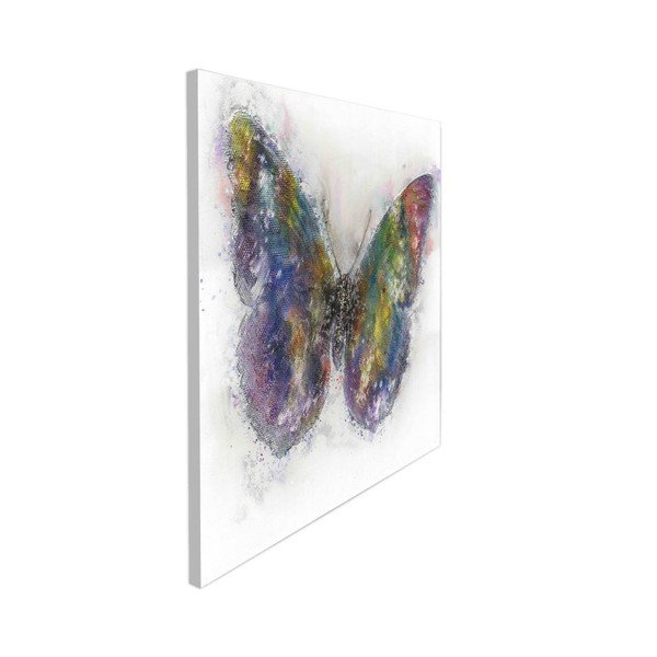Ručne maľovaný obraz Vivorum Butterfly, 80 × 80 cm-image-2