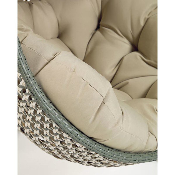 Závesné záhradné kreslo so stojanom Kave Home Damila-image-4