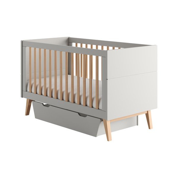 Sivá postieľka 70x140 cm Swing – Pinio-image-2