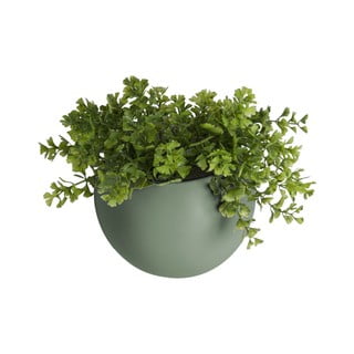 Matne zelený nástenný keramický kvetináč PT LIVING Globe