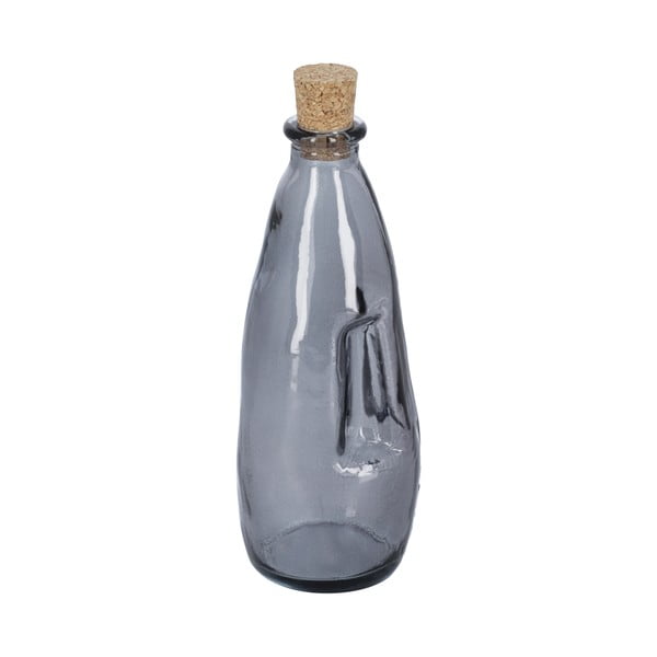 Sklenená fľaša na olej alebo ocot Kave Home Rohan, výška 20 cm