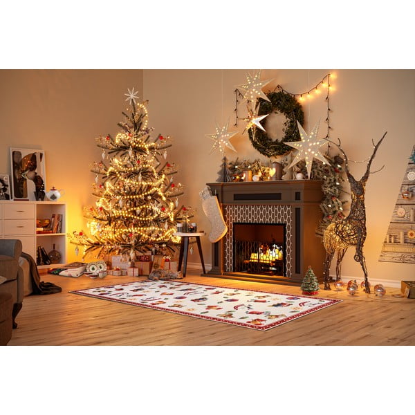 Červený behúň s vianočným motívom 80x200 cm Red Christmas – Villeroy&Boch-image-1