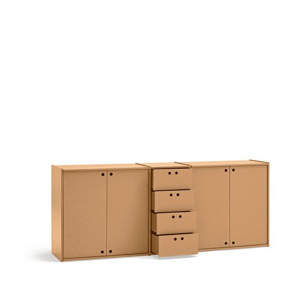 Komoda v prírodnej farbe 197x80x40 cm Wally – Teulat-image-4