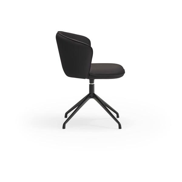 Čierne čalúnené jedálenské kreslá v súprave 2 ks Add – Teulat-image-4