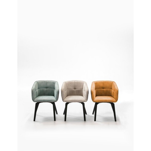 Modro-sivé kreslo Marckeric Herta-image-4