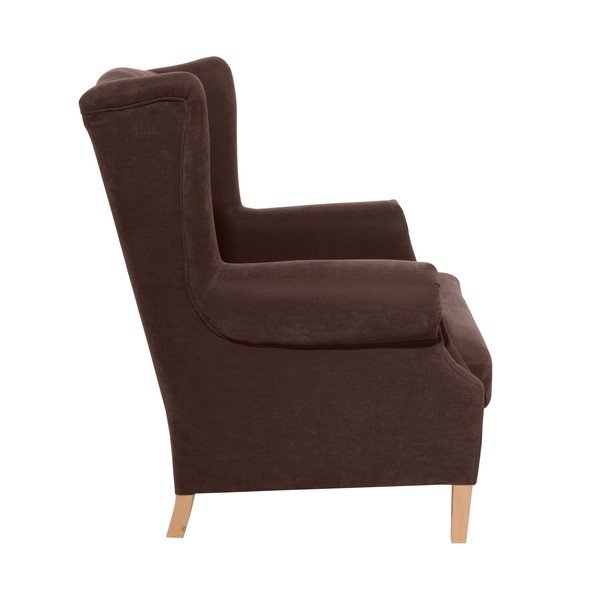 Hnedé kreslo Max Winzer Harvey Velor-image-2