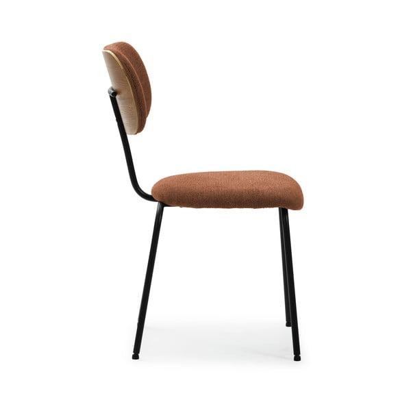 Jedálenská stolička v tehlovej farbe v súprave 4 ks Dash – Marckeric-image-3