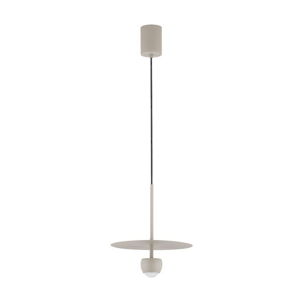 Béžové hliníkové LED závesné svietidlo ø 30 cm Edem – Nova Luce
