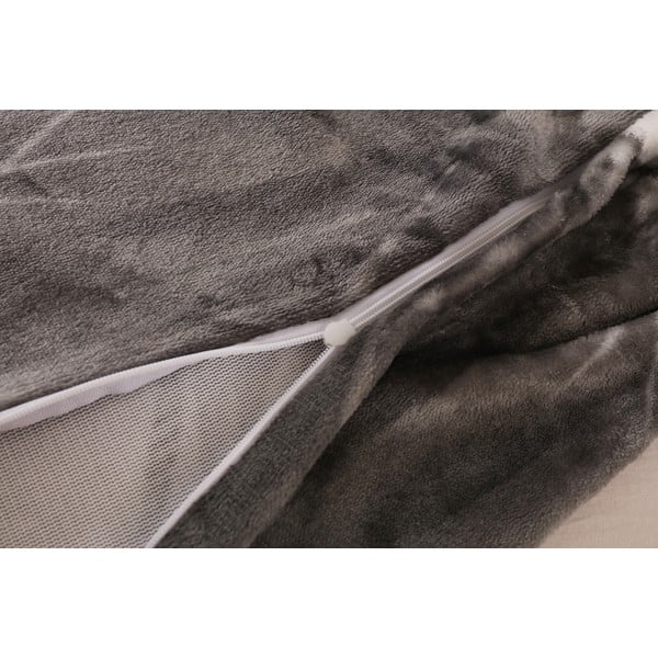 Sivé obliečky na jednolôžko z mikroplyšu 140x200 cm – My House-image-2