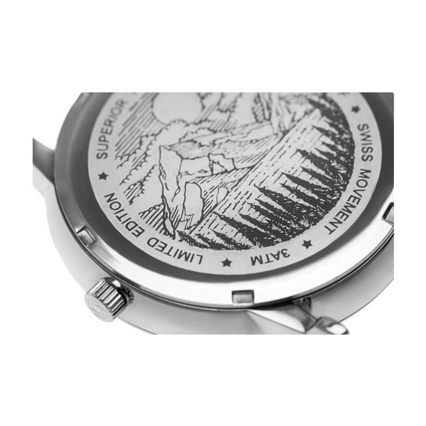 Unisex hodinky s remienkom v striebornej farbe Frederic Graff Breithorn-image-2